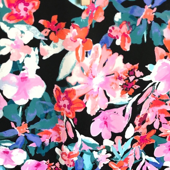 SWIM SOLUTIONS Swimdress One Piece Pink Floral Women’s Plus Size 18 - Picture 5 of 16